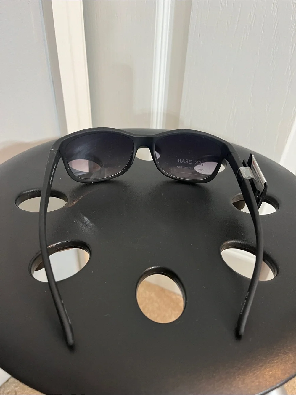 Tek Gear Matte Black Unisex Wayfarer Sunglasses |Gradient|100% UV Protection NWT